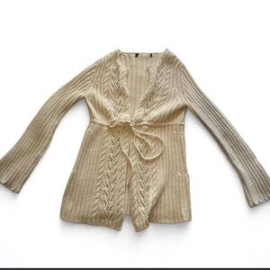 Elegant Cream Knit Sweater